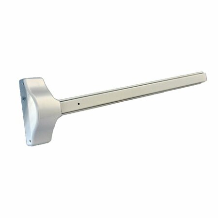 YALE COMMERCIAL Left Hand Reverse 3ft x 7ft Exit Only Economy Surface Vertical Rod Exit Device 689 Aluminum Finish 181036689LHR